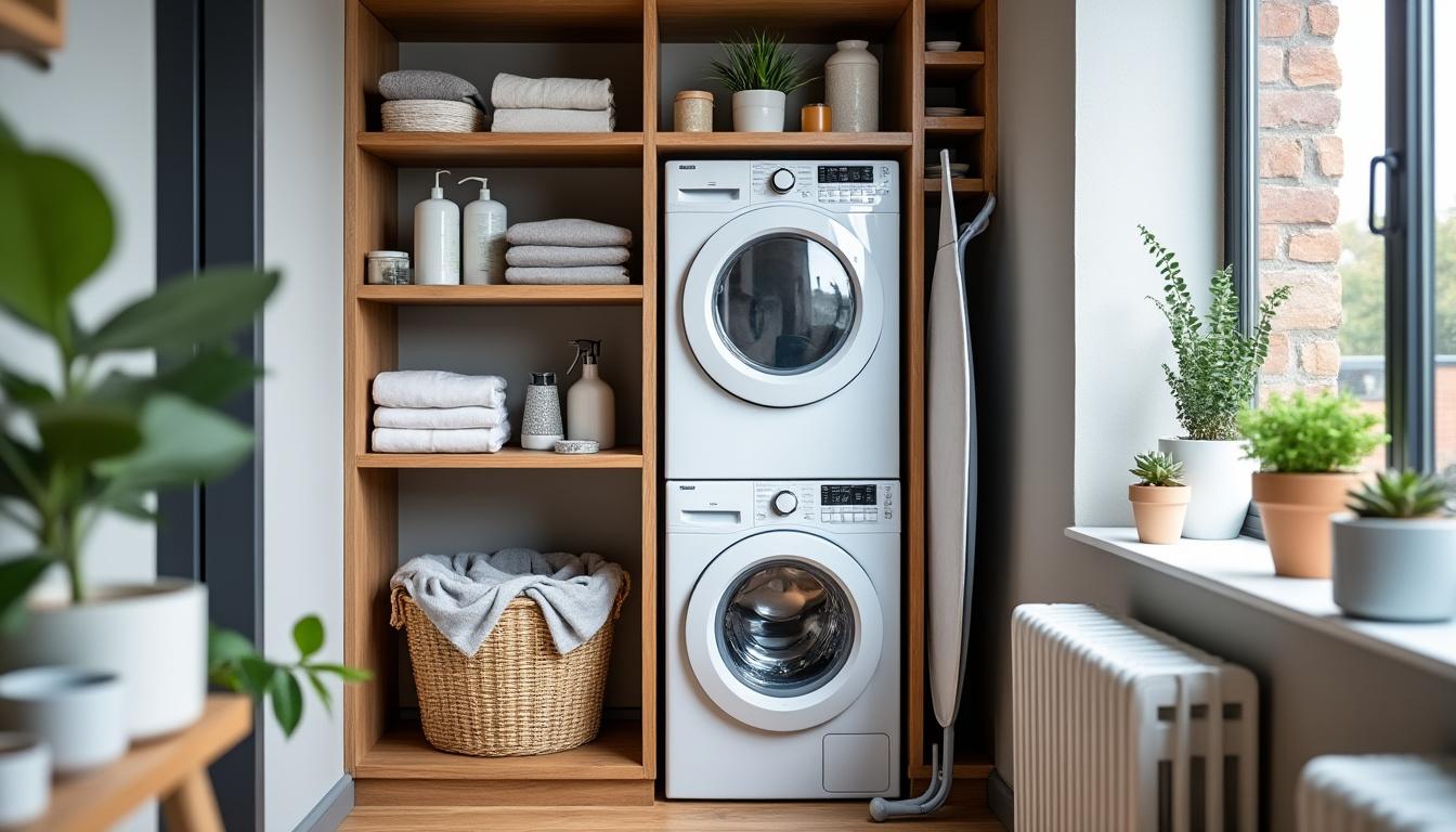 découvrez nos astuces pour aménager une buanderie fonctionnelle et optimisée même dans un petit espace. gagnez en rangement et en praticité facilement.