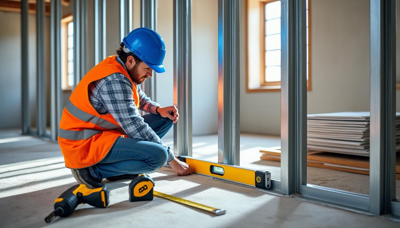 apprenez à installer facilement une cloison simple en placo grâce à notre guide étape par étape, pour aménager vos espaces rapidement et efficacement.