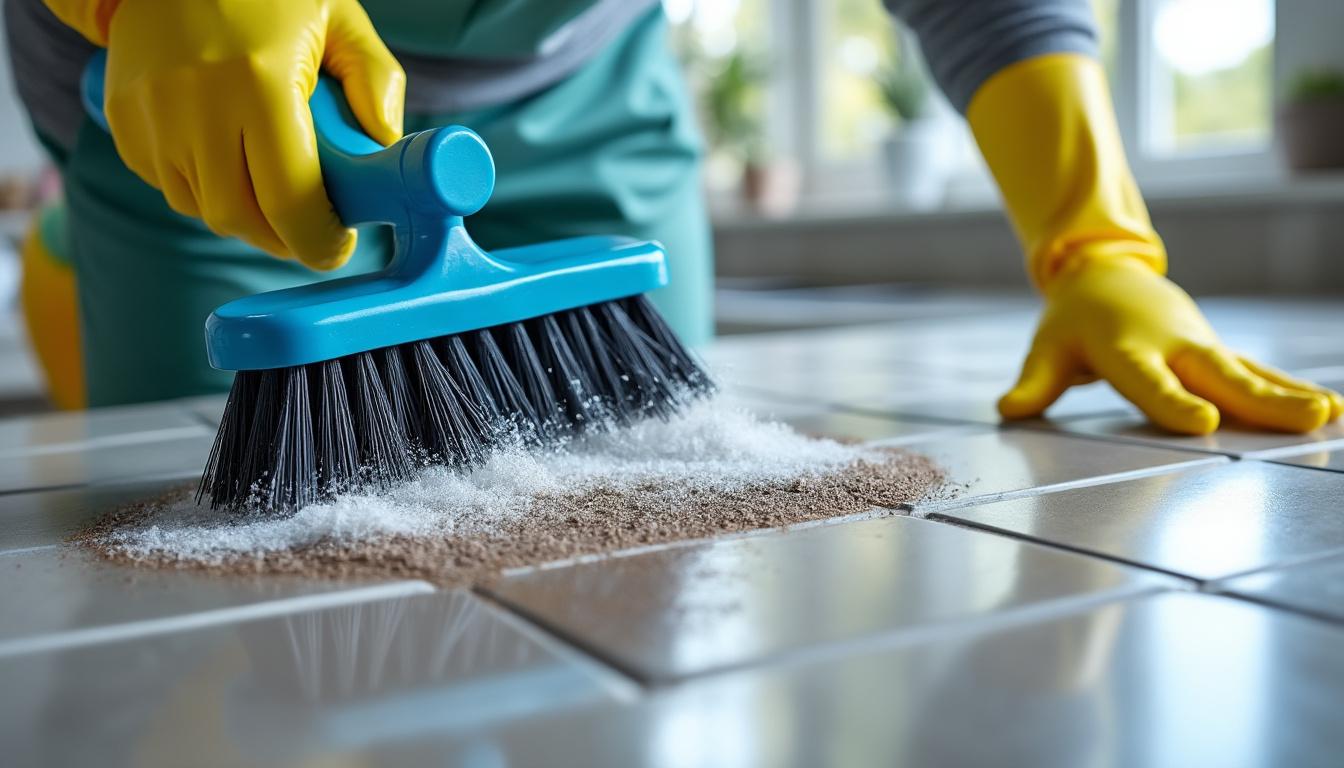 découvrez des astuces efficaces et durables pour nettoyer un carrelage encrassé et lui redonner tout son éclat.