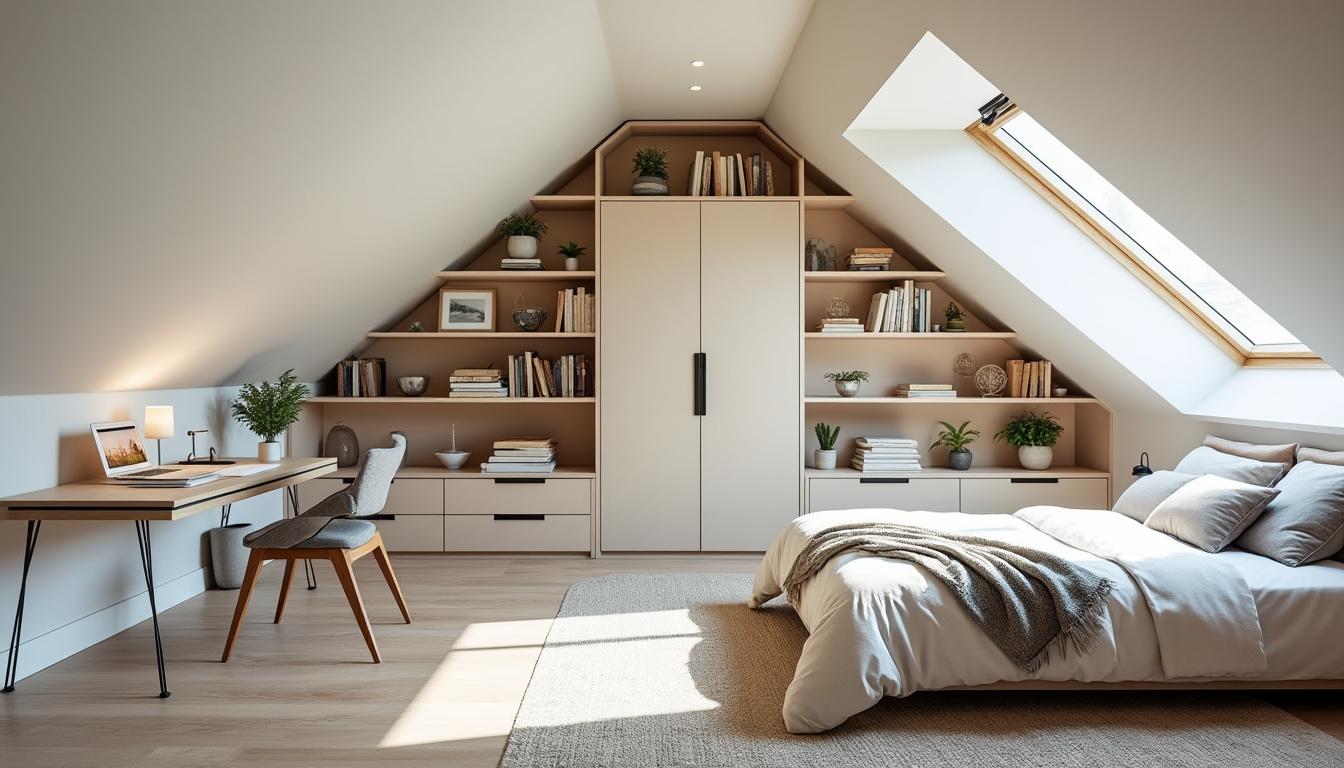 découvrez comment réaménager une chambre mansardée de manière optimale pour maximiser l'espace sans le perdre. astuces pratiques et idées ingénieuses pour un intérieur fonctionnel et cosy.