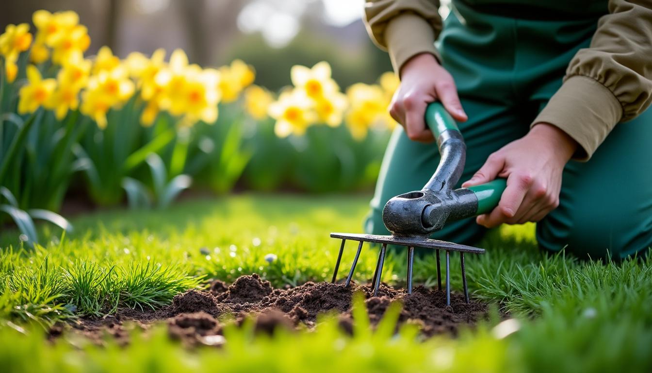 découvrez des méthodes naturelles et efficaces pour entretenir votre gazon sans utiliser de produits chimiques, pour un jardin sain et écologique.
