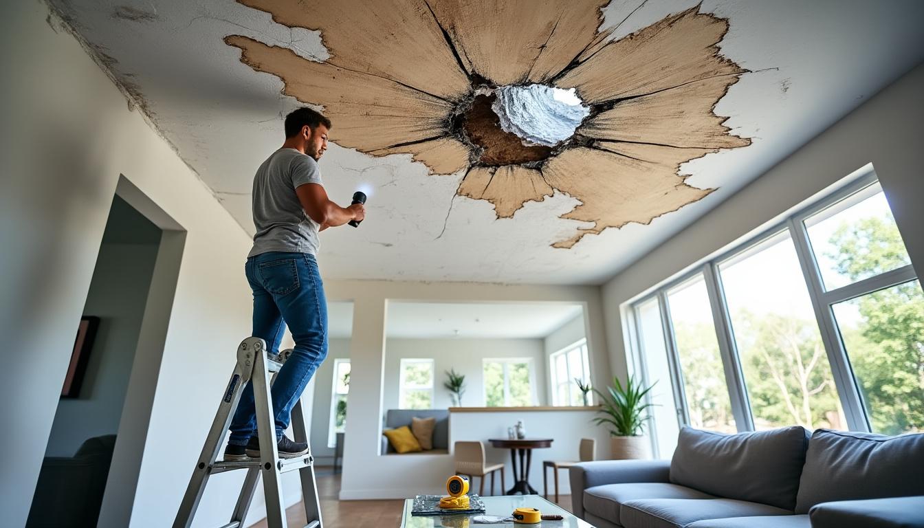 découvrez comment refaire un plafond abîmé facilement avec nos conseils pratiques et étapes détaillées pour un rendu impeccable.