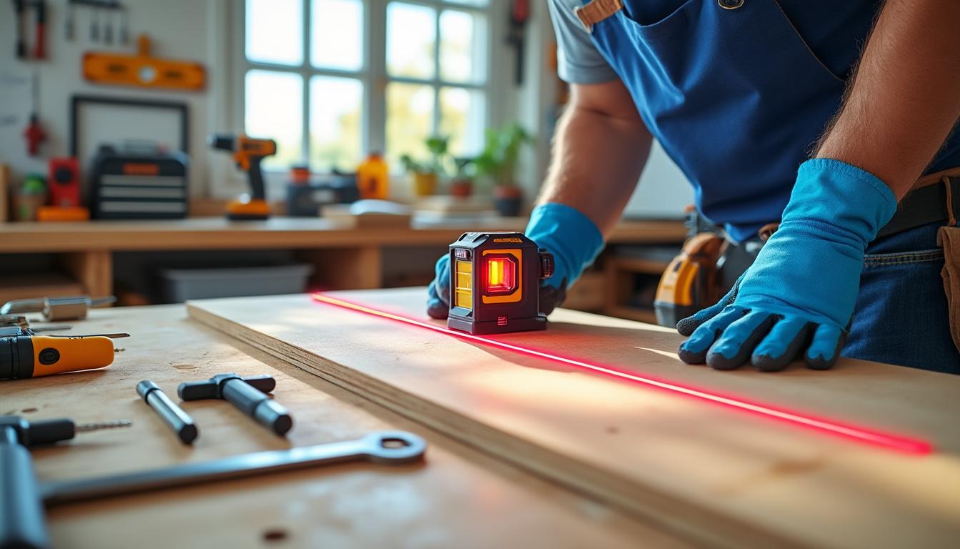 découvrez comment utiliser un laser pour réaliser des projets de bricolage parfaitement droits et précis grâce à nos conseils pratiques et faciles à suivre.