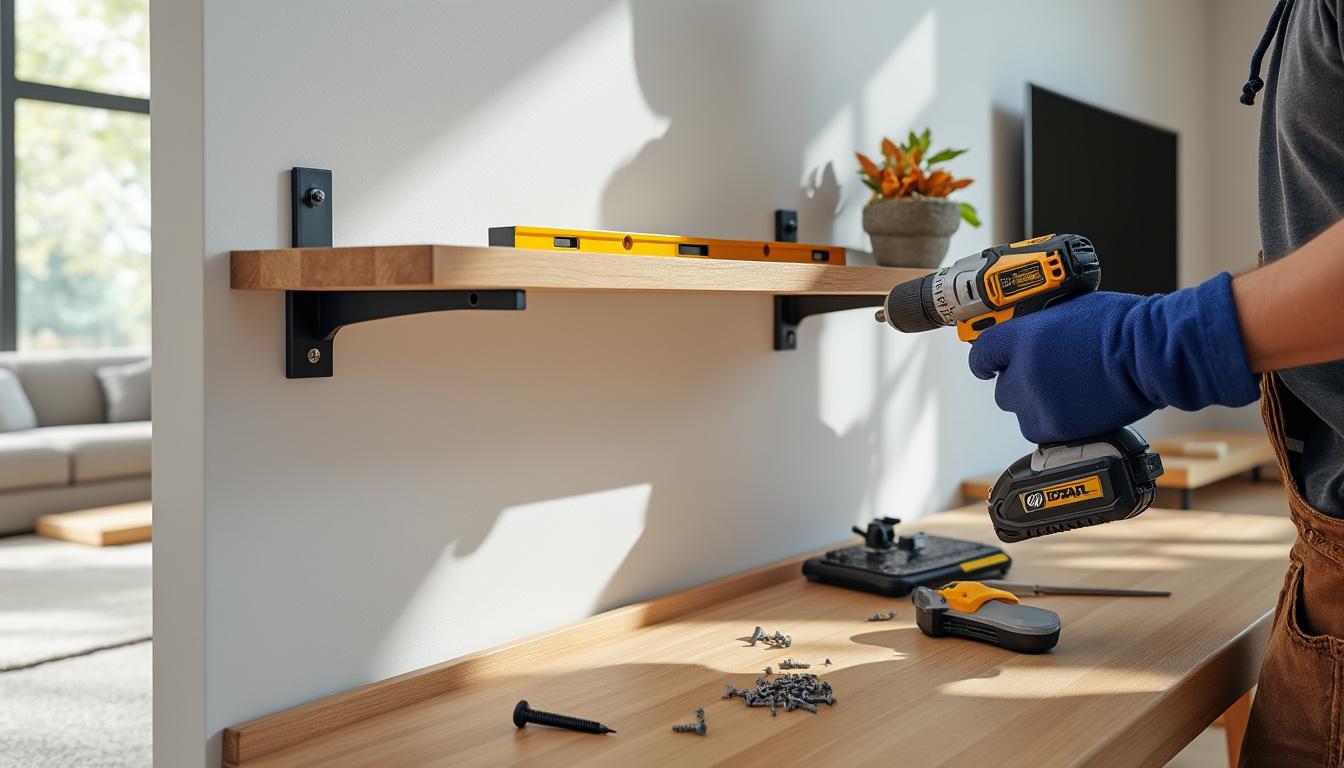 apprenez à installer une étagère murale solide facilement grâce à notre guide étape par étape, pour un rangement sûr et durable dans votre intérieur.