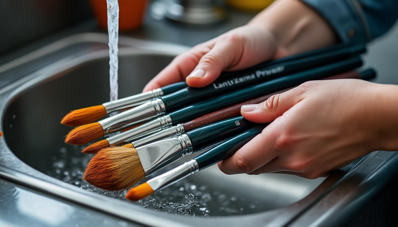 découvrez des méthodes simples et efficaces pour nettoyer vos outils de peinture et prolonger leur durée de vie.