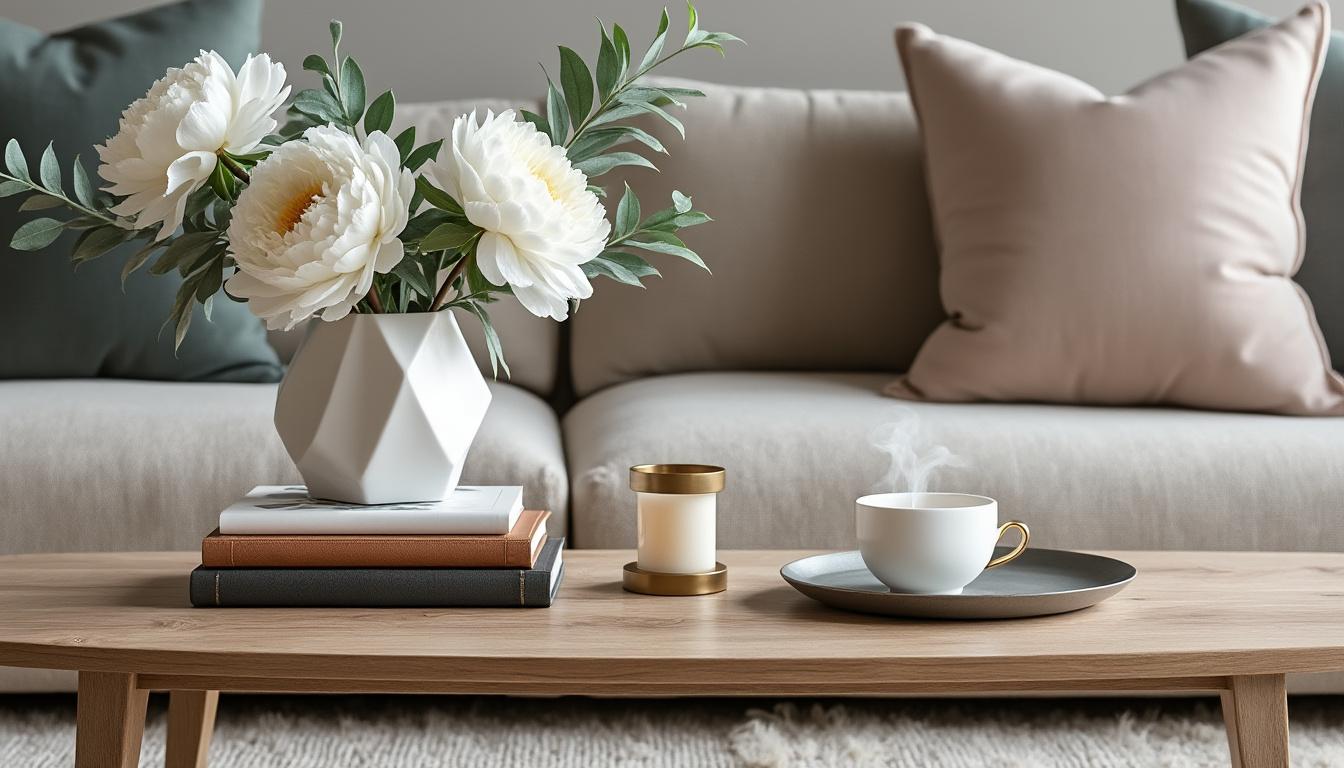 découvrez comment habiller votre table basse avec élégance grâce à des astuces déco simples et raffinées pour sublimer votre intérieur.