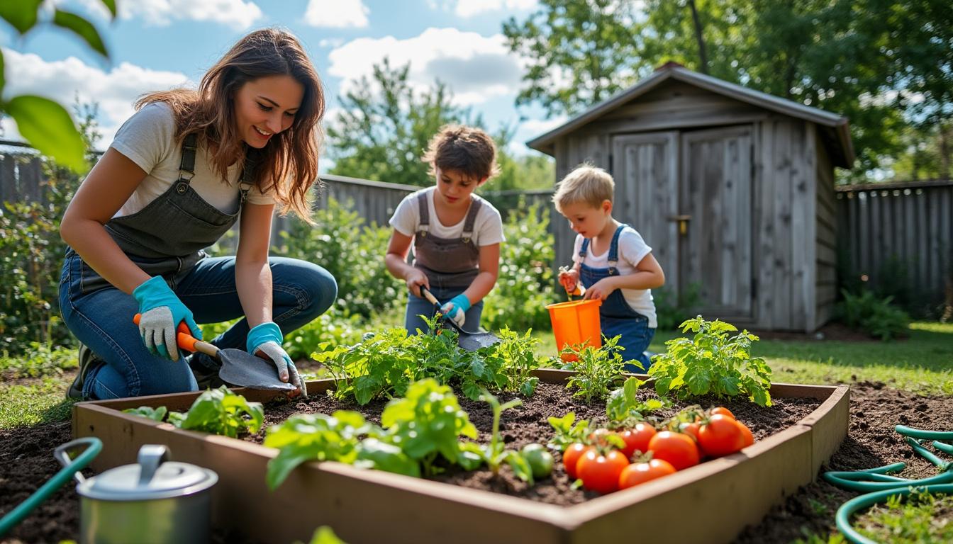 guide pratique pour installer un carré potager facilement chez vous et cultiver vos légumes frais en toute simplicité.